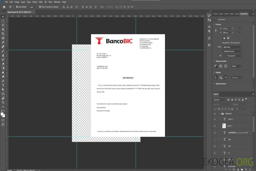 Référence Angola , Bancobic , closure template Référence Angola , Bancobic , closure template